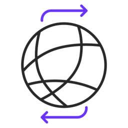 Global transaction icon