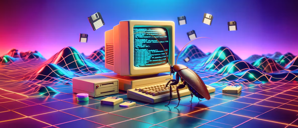 cockroach-at-a-computer