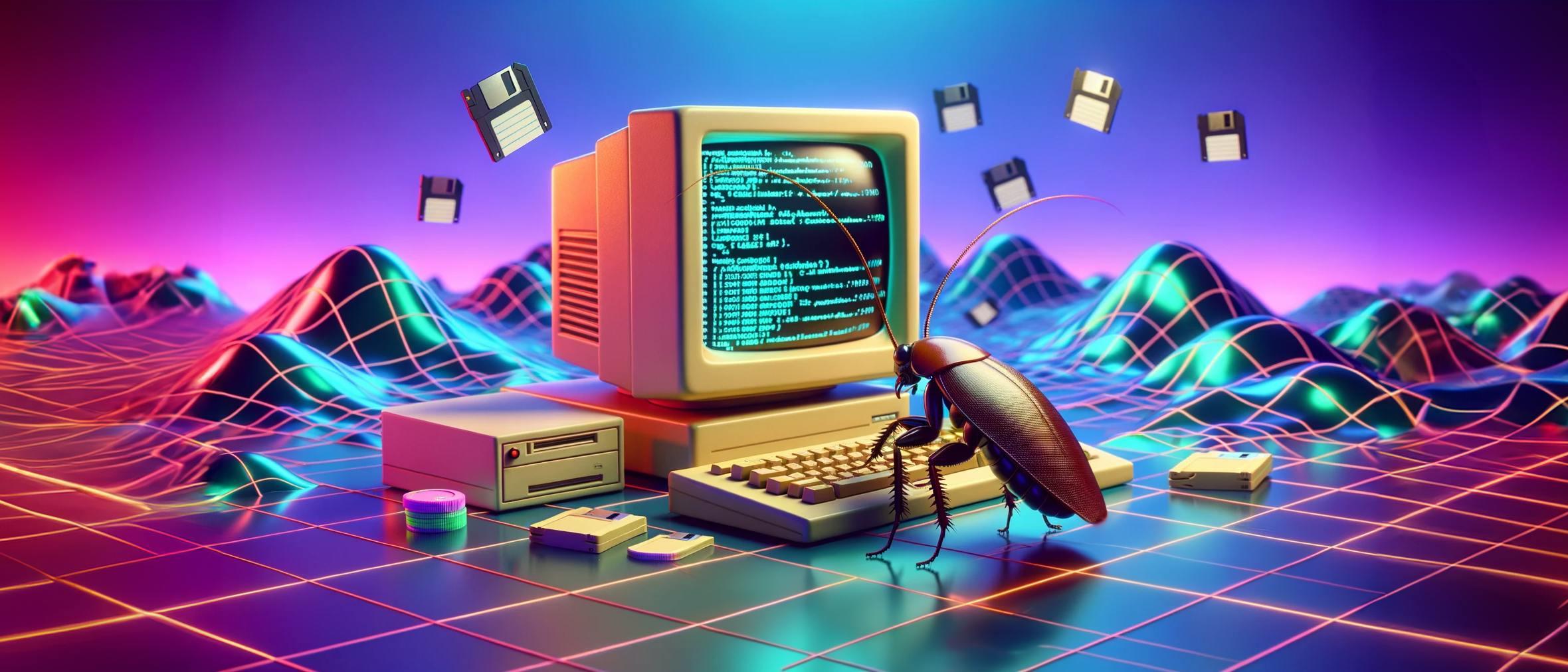 cockroach-at-a-computer