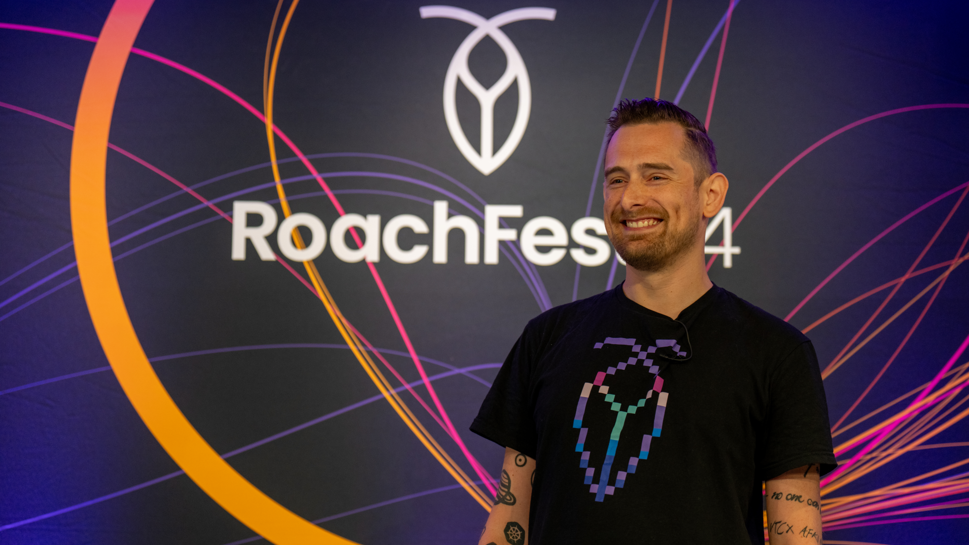 Rob Reid at RoachFest24 in London