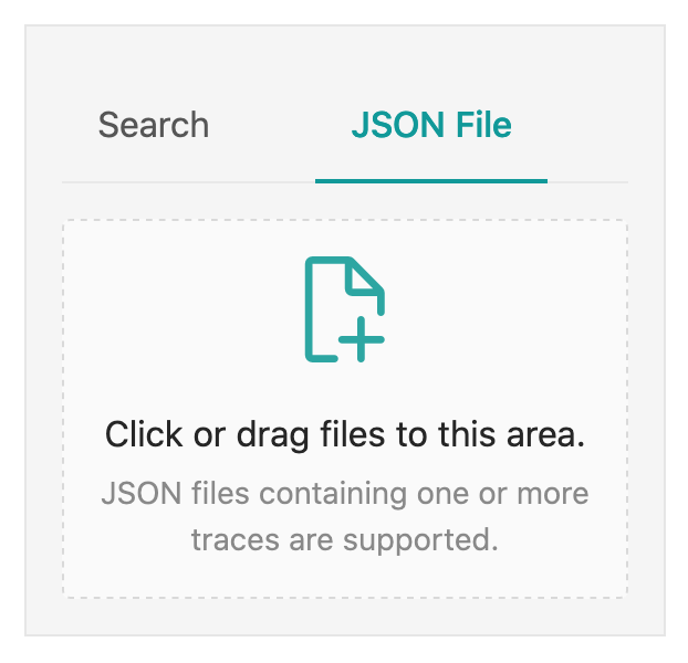 Jaeger Trace Upload JSON
